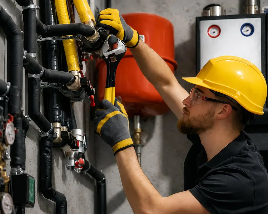 HVAC, plumbing and electrical installation
