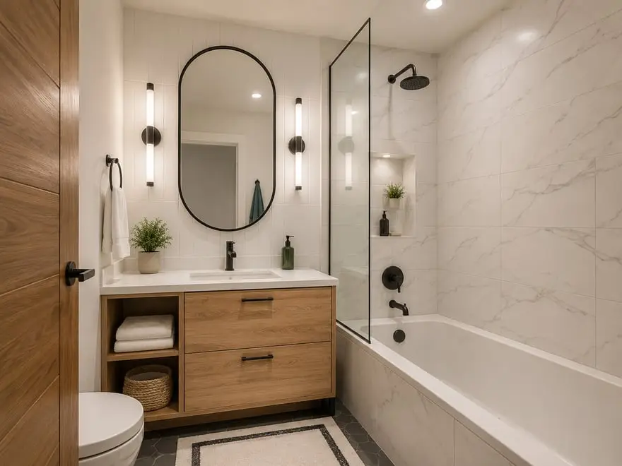 Bathroom upgrade & comfort:
