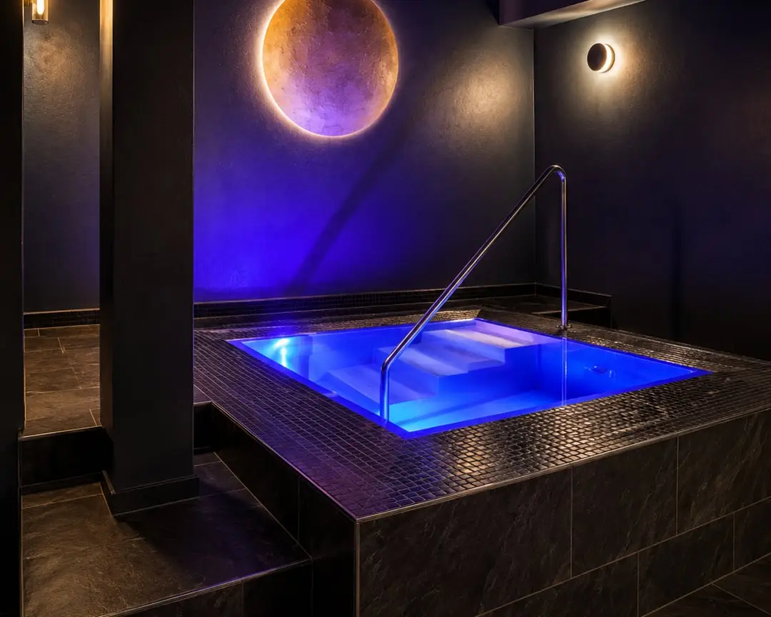 Luxury spa and hot tub built by Sunrise Contractors in Sarasota FL
