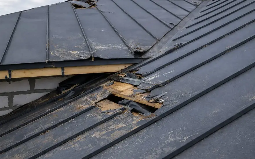 Aging Roof — End of Lifespan