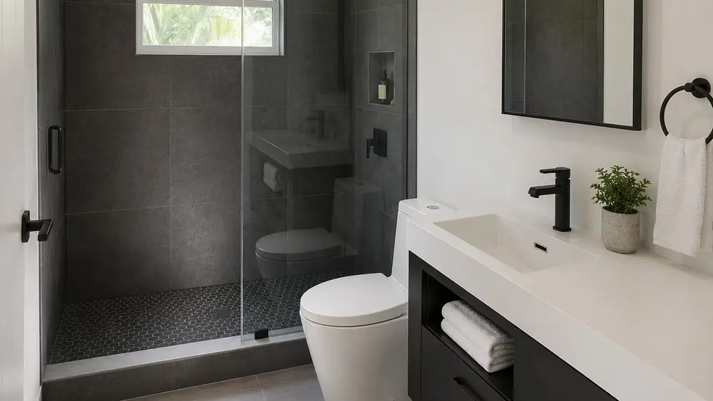 Bathroom renovation in Sarasota, FL — Sunrise Contractors
